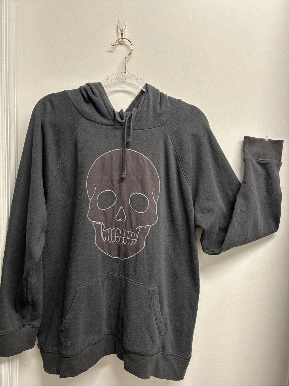 torrid Skull embroidered cozy Hooded Sweatshirt